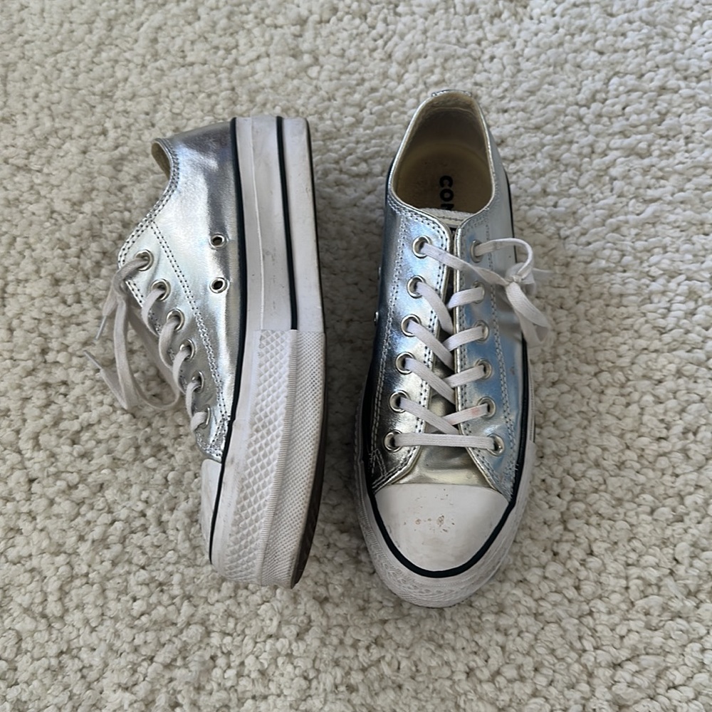 Metallic Platform Converse - Picture 4 of 8